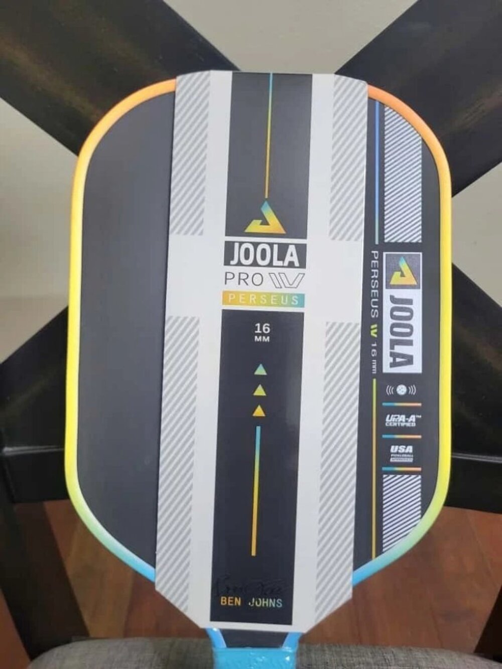 JOOLA Ben Johns Perseus Pro IV 16mm Carbon Pickleball Paddle NEW.
